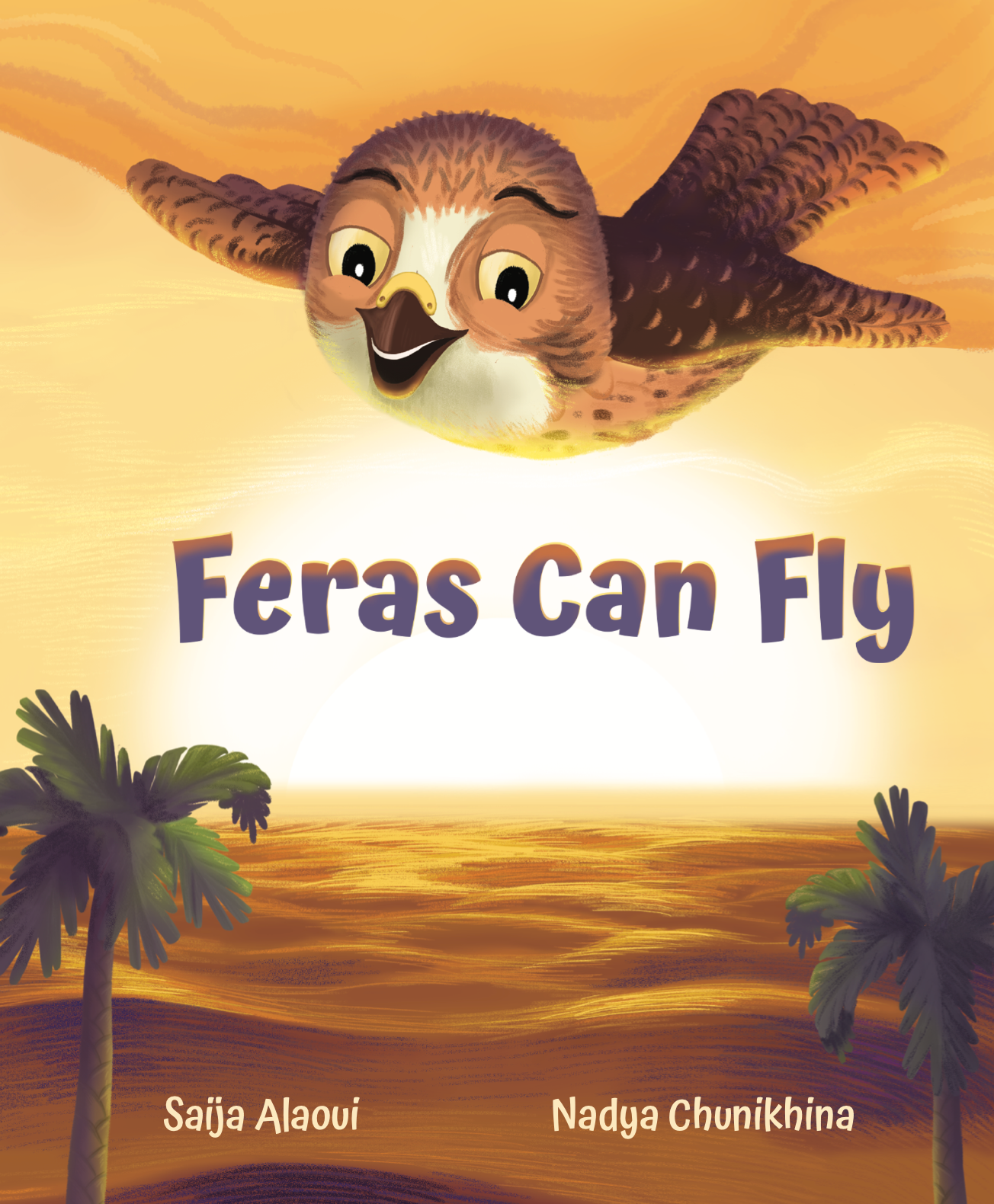 Feras can fly children's book about facing fears